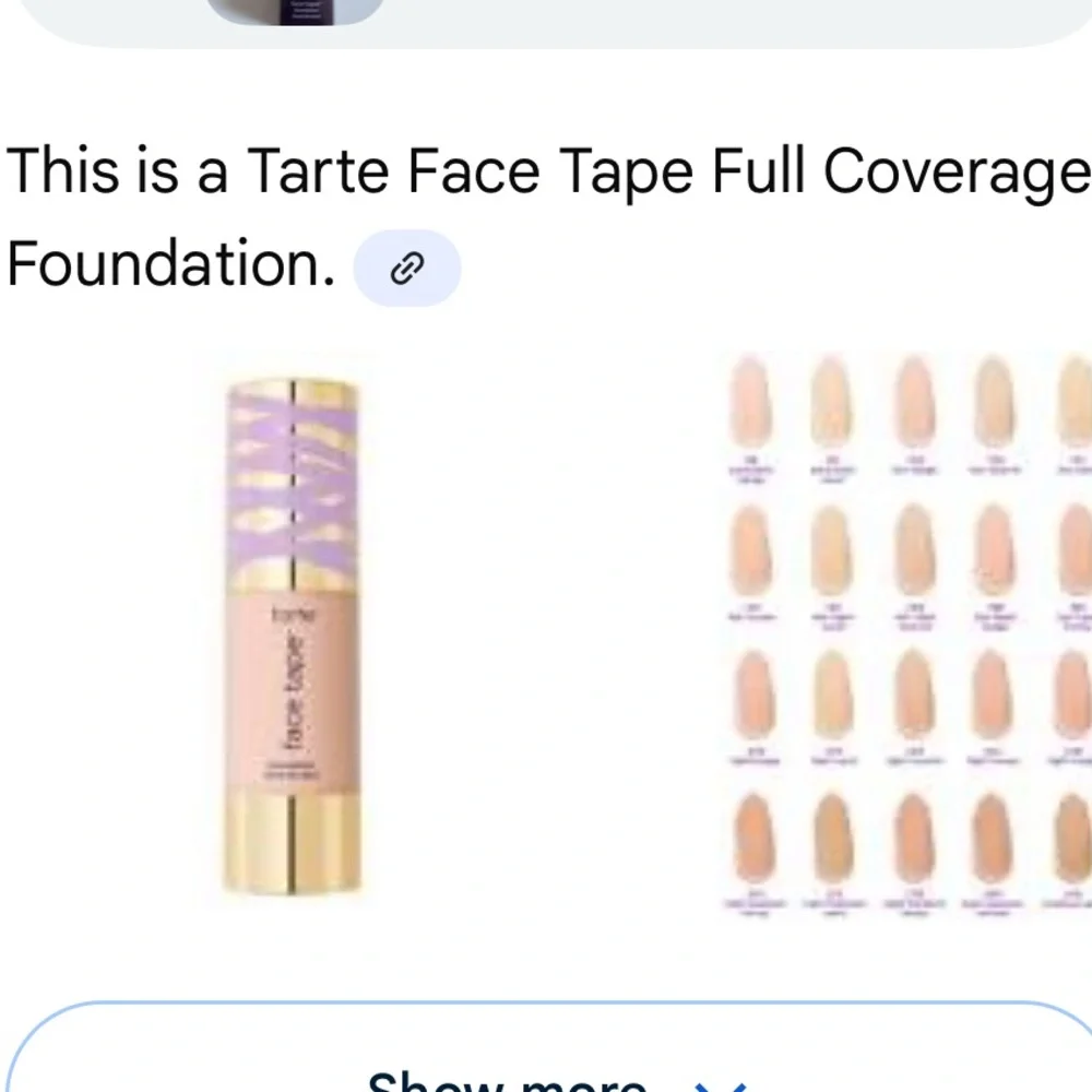 Tarte Face Tape Foundation fond de Teint (35 B medium beige
